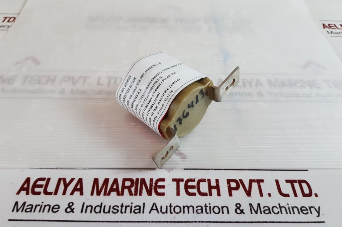 Set Of 5X Siemens 218833 Varistor Block 1Fj 5806-3Ta82-z0056/Emri-01
