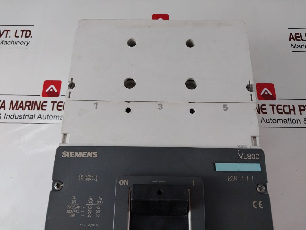 Siemens Vl800 N Circuit Breaker 3Vl6780-1Aa36-0Aa0 800A