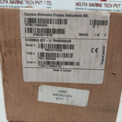 Siemens Xct-12 Ultrasonic Transducer -40°C To 145°C
