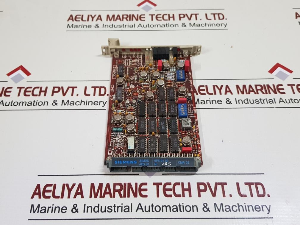 Siemens/Abb Gvt 360 5977 Printed Circuit Board 28 Cma 52