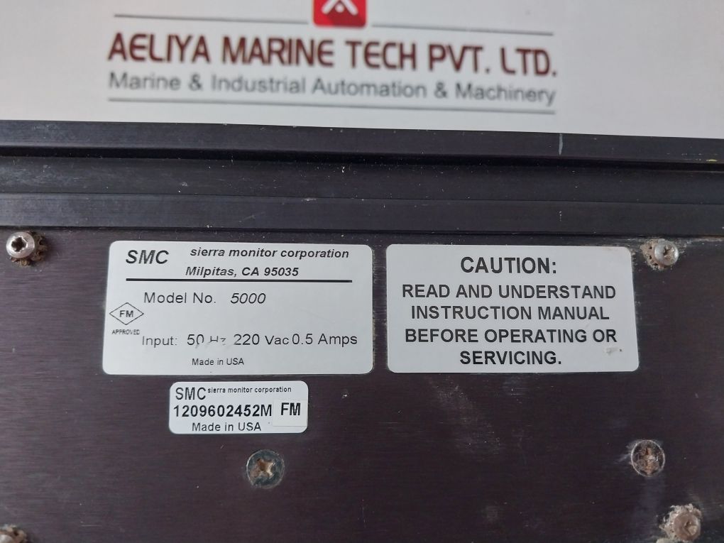 Sierra Monitor 5000 Sensor Alarm Controller