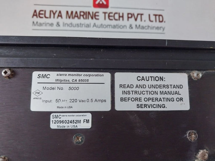 Sierra Monitor 5000 Sensor Alarm Controller