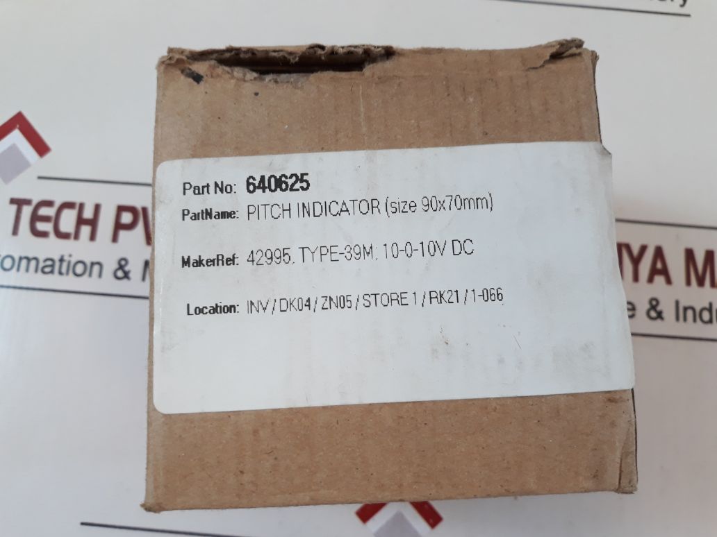 Sifam 10-0-10v pitch indicator type 39m