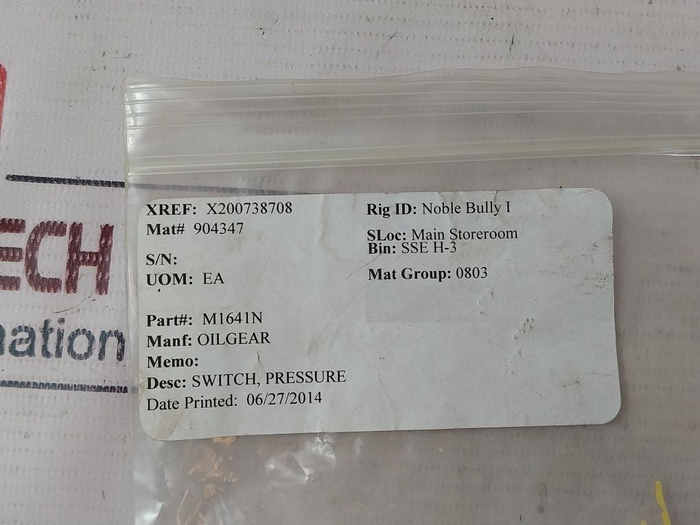 Sigma-netics 24038 Pressure Switch