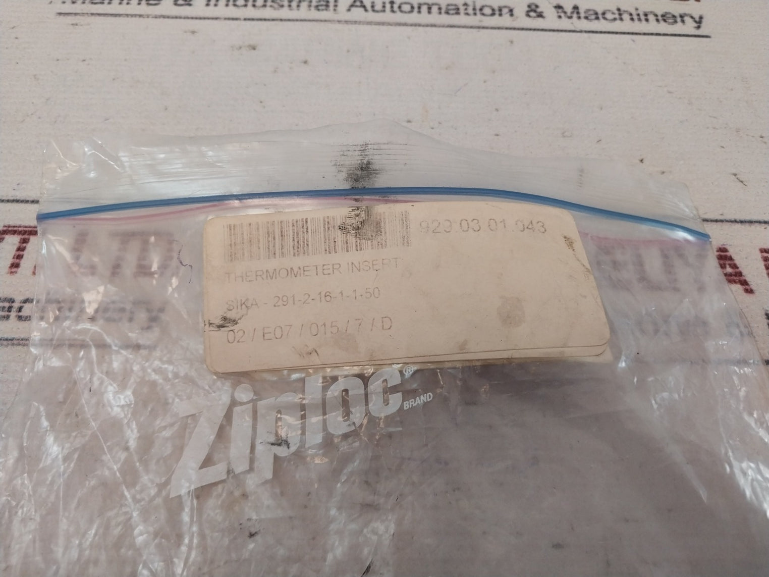 Sika 291-2-16-1-1-50 Thermometer Insert