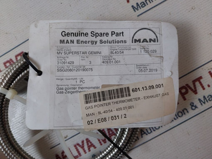 Sika En 13190 Gas Pointer Thermometer