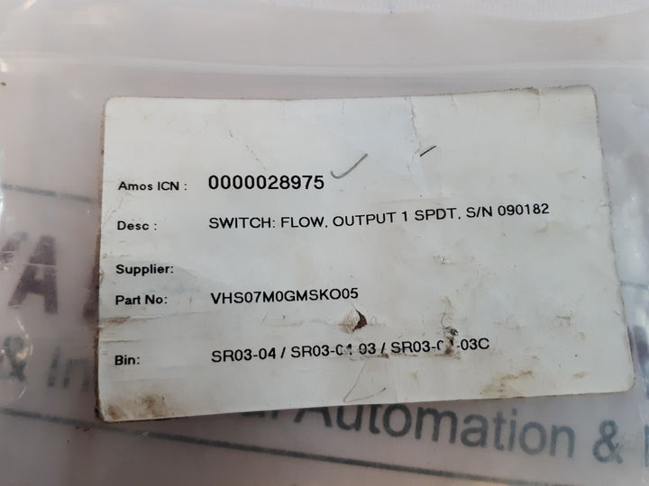 Sika Vhs07M0Gmsko05 Flow Switch
