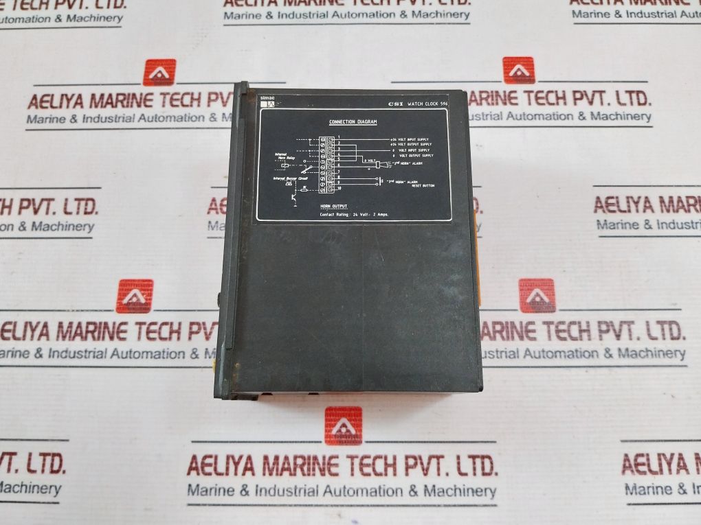 Simac Csi 596/15 Alarm Annunciator 24 Volt - 2 Amps – Aeliya Marine Tech