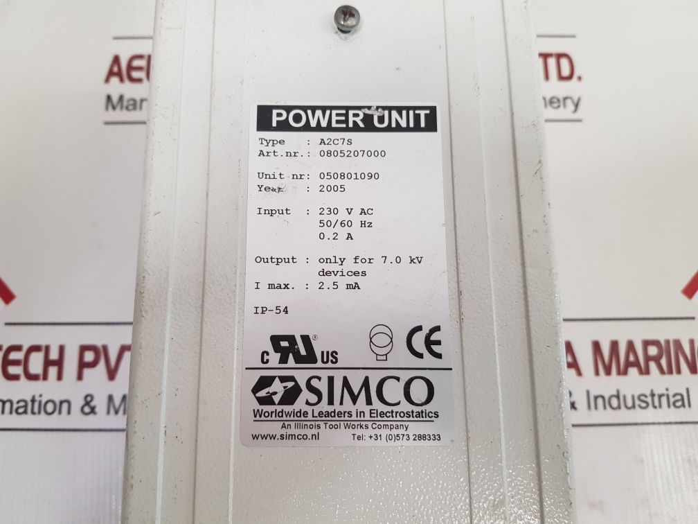 Simco A2C7S Power Supply Unit 230V Ac 0.2A