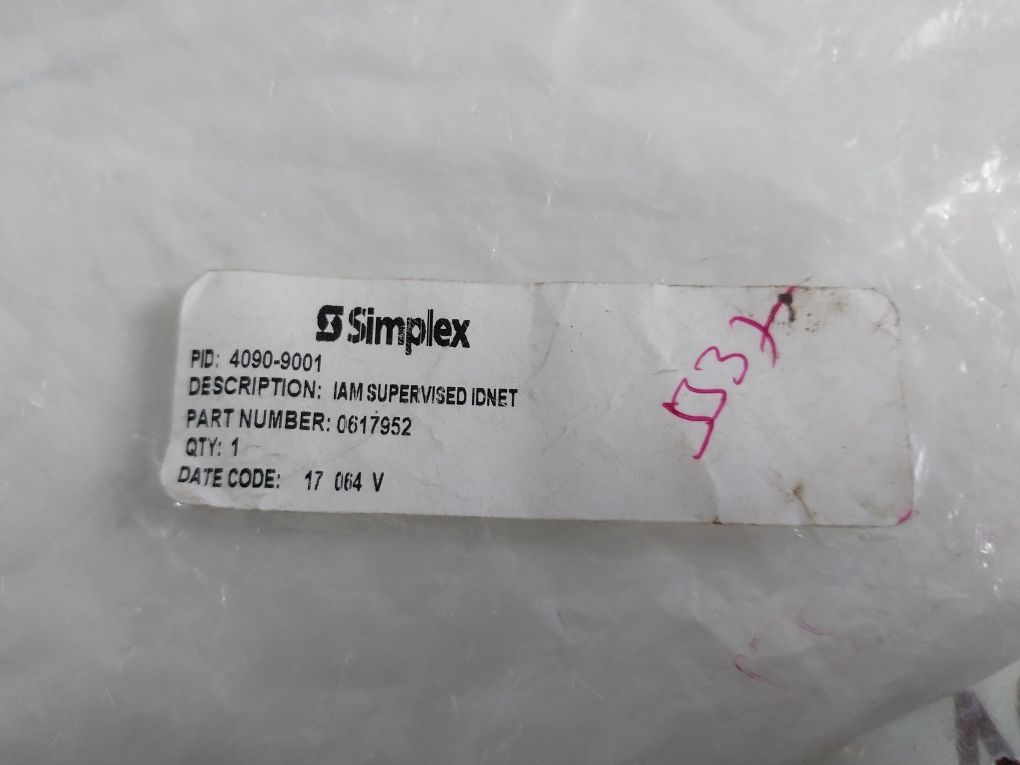 Simplex 4090-9001 Iam Supervised Idnet/Monitor Module 0617952
