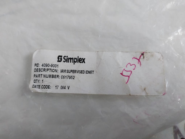 Simplex 4090-9001 Iam Supervised Idnet/Monitor Module 0617952