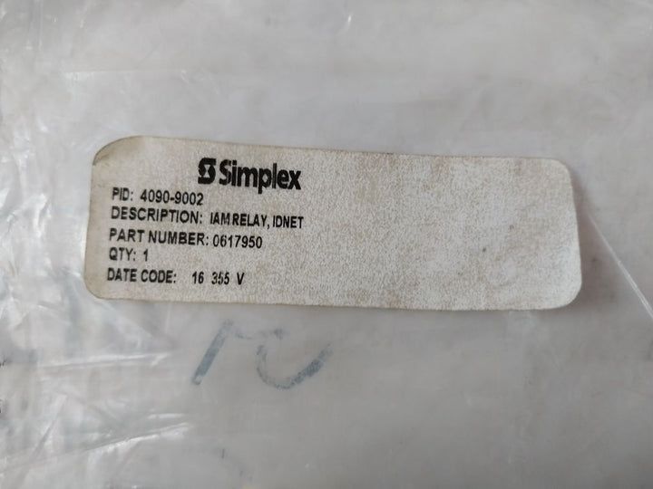 Simplex 4090-9002 Idnet Iam Relay Module Rev. H