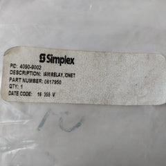 Simplex 4090-9002 Idnet Iam Relay Module Rev. H