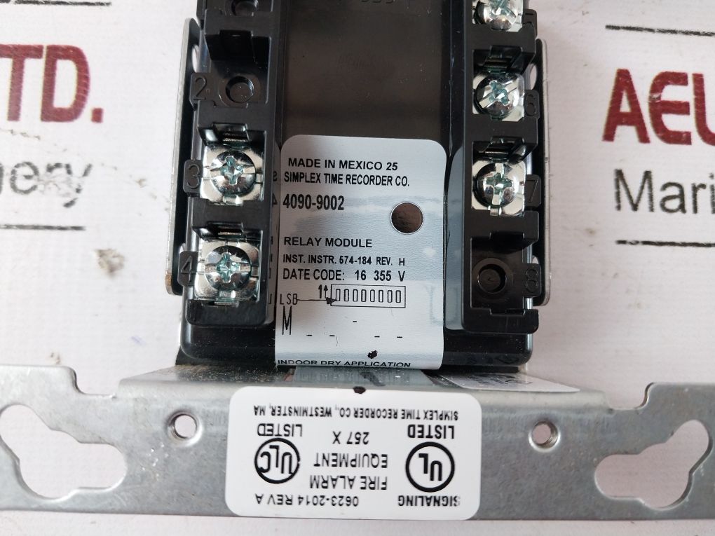 Simplex 4090-9002 Idnet Iam Relay Module Rev. H