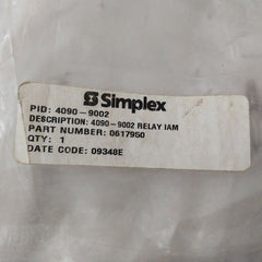 Simplex 4090-9002 Idnet Iam Relay Module Rev. F 0617950