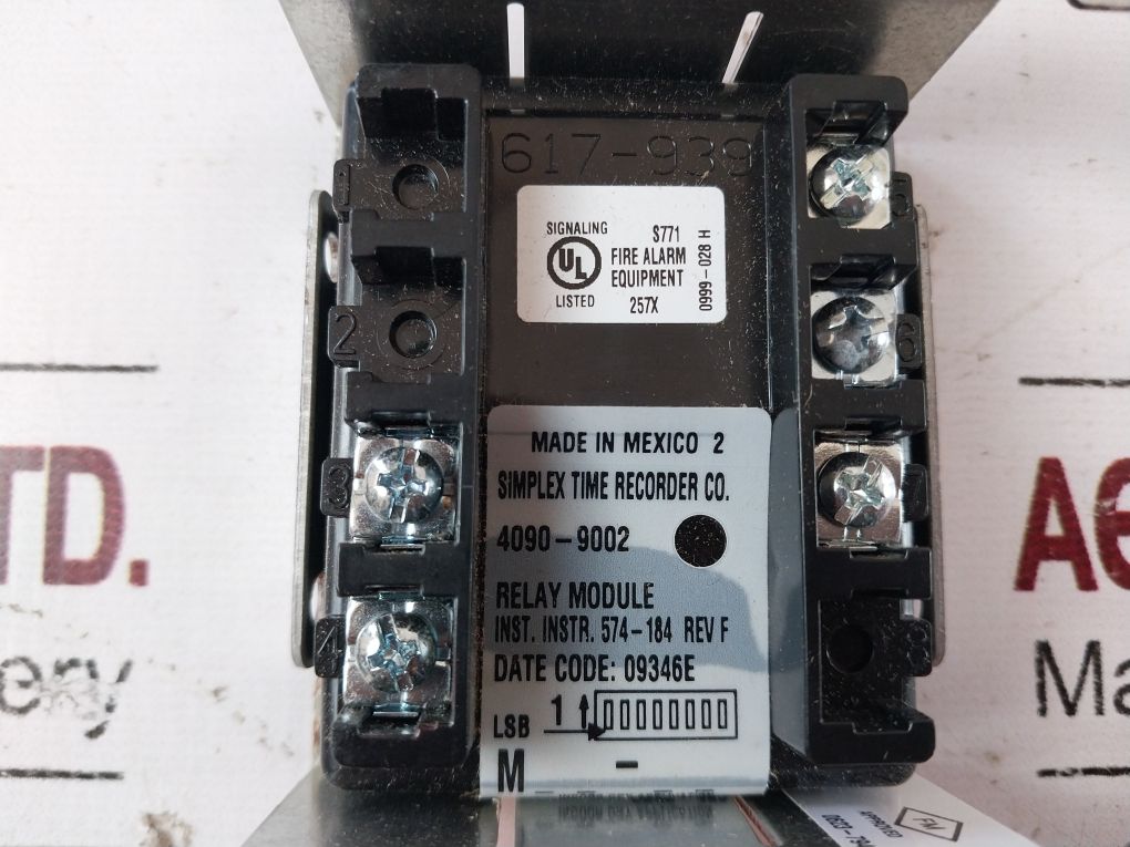 Simplex 4090-9002 Idnet Iam Relay Module Rev. F 0617950