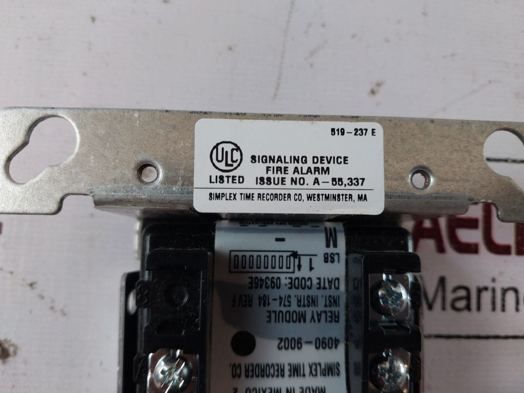 Simplex 4090-9002 Idnet Iam Relay Module Rev. F 0617950
