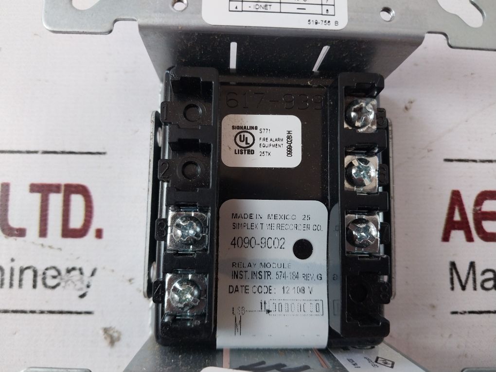 Simplex 4090-9002 Idnet Iam Relay Module Rev. G