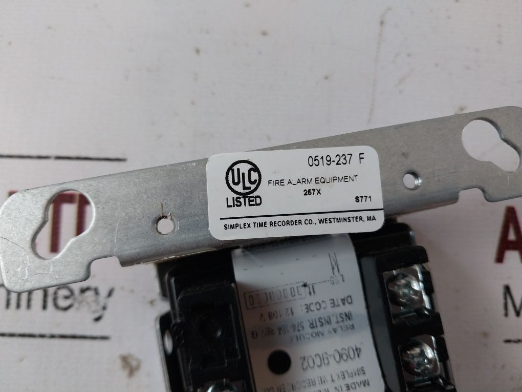 Simplex 4090-9002 Idnet Iam Relay Module Rev. G