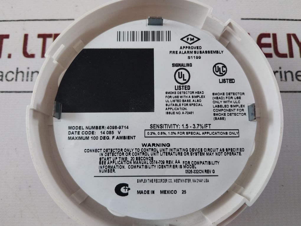 Simplex 4098-9714 Smoke Detector