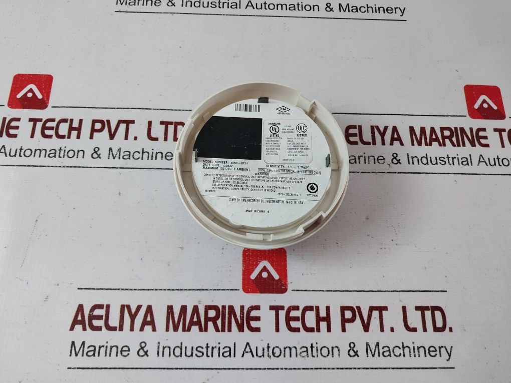 Simplex 4098-9714 Smoke Detector Head Rev.E