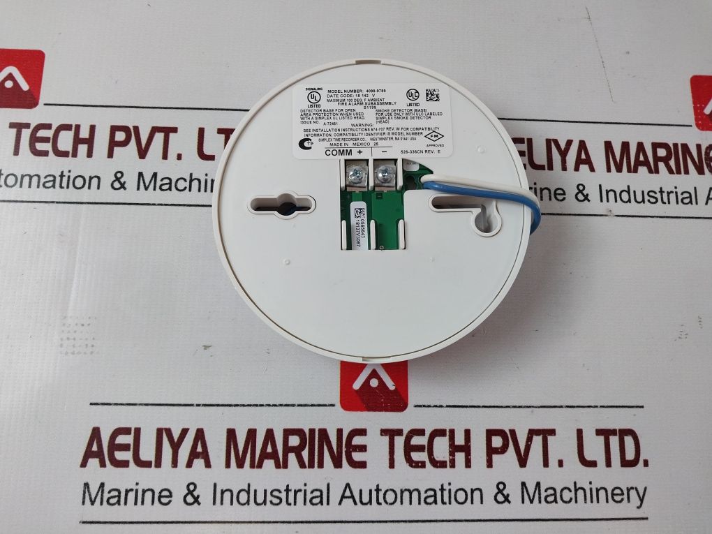 Simplex 4098-9789 Smoke/Heat Detector Base – Aeliya Marine Tech