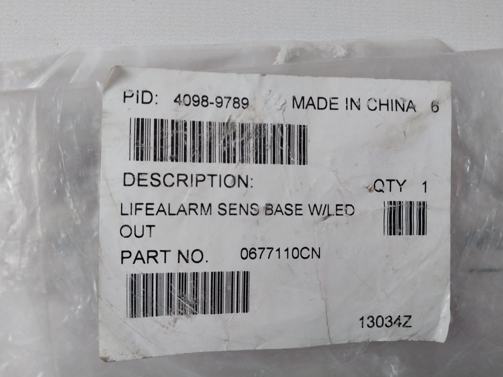 Simplex 4098-9789 Smoke/Heat Sensor Base Rev. D