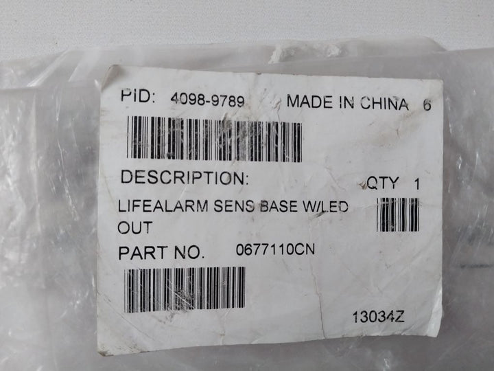 Simplex 4098-9789 Smoke/Heat Sensor Base Rev. D
