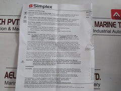Simplex 4098-9789 Smoke/Heat Detector Base