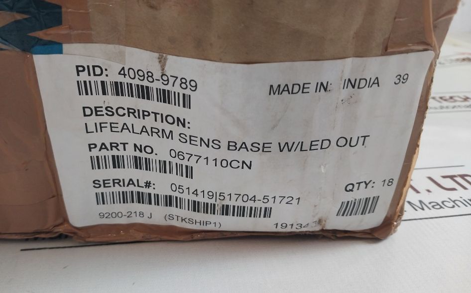 Simplex 4098-9789 Smoke/Heat Detector Base