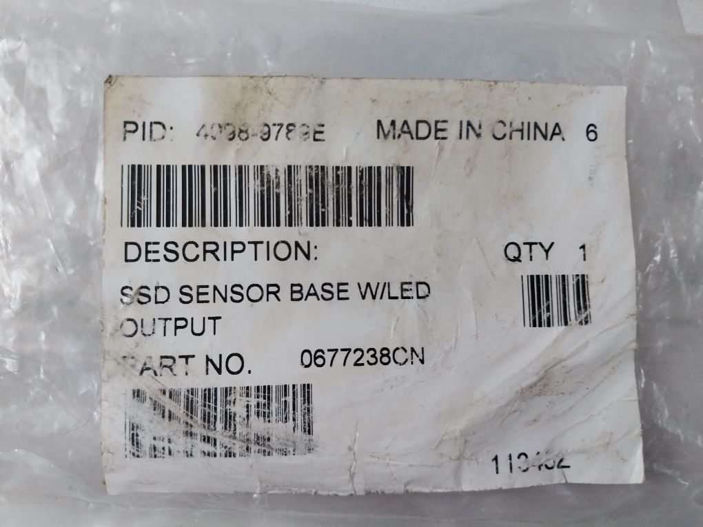 Simplex 4098-9789E Ssd Sensor Base