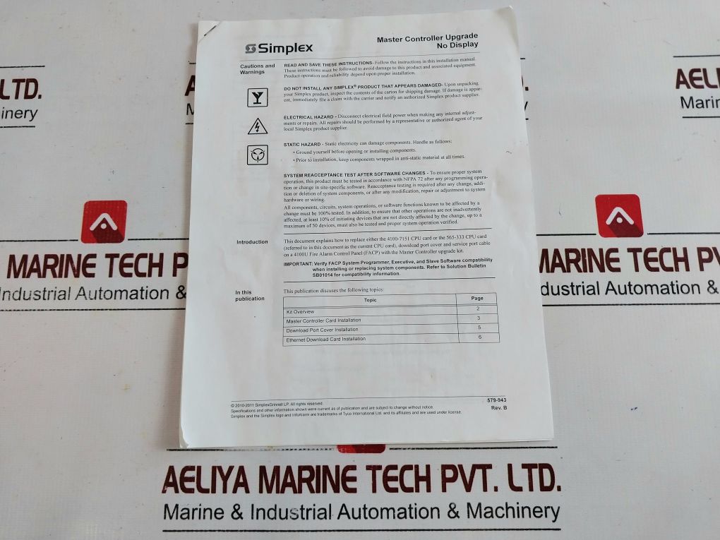 Simplex 4100-7158 – Aeliya Marine Tech®