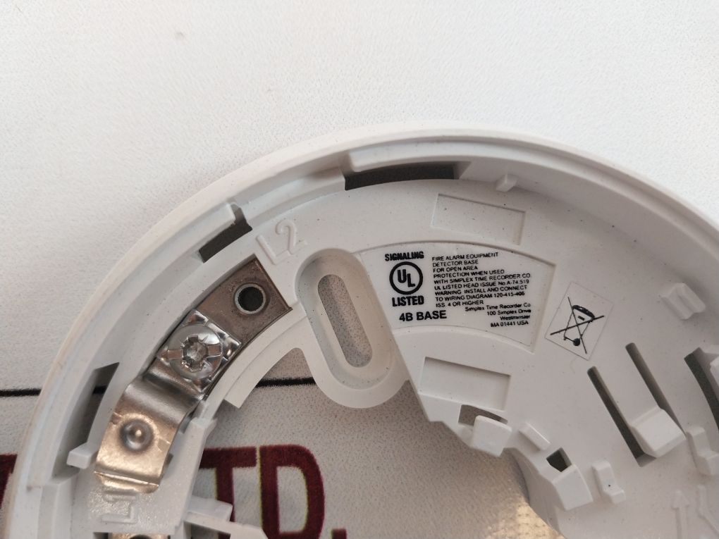 Simplex 515467 Fire Alarm Equipment Detector Base