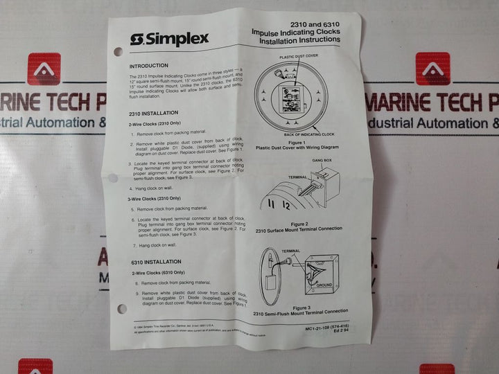 Simplex 6310 8013