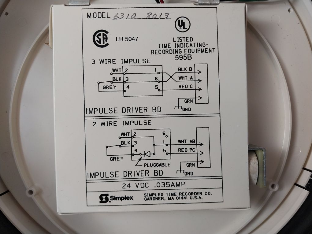 Simplex 6310 8013