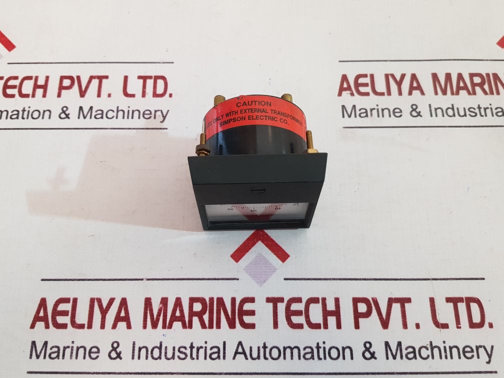 Simpson 17674 panel meter 0 to 100 r.m.s.