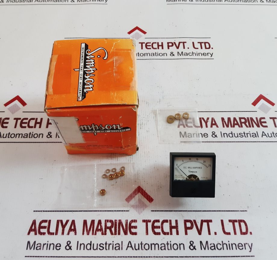 Simpson 17829 Analog Panel Meters 0-25 Dc Ma
