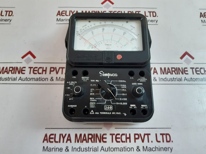 Simpson 260 series 8 volt-ohm-milliammeter