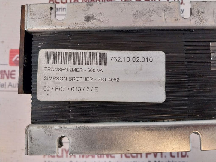 Simpson 500Va Transformers