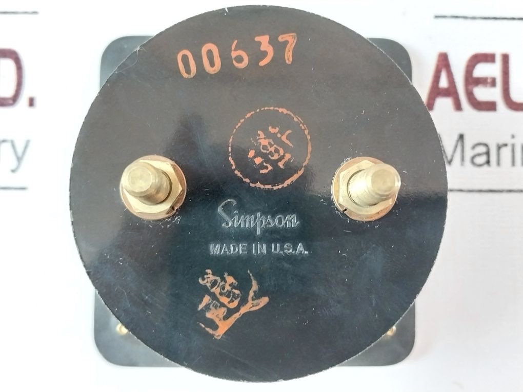 Simpson Electric Model 57 Panel Meter 012400-150 Amperes