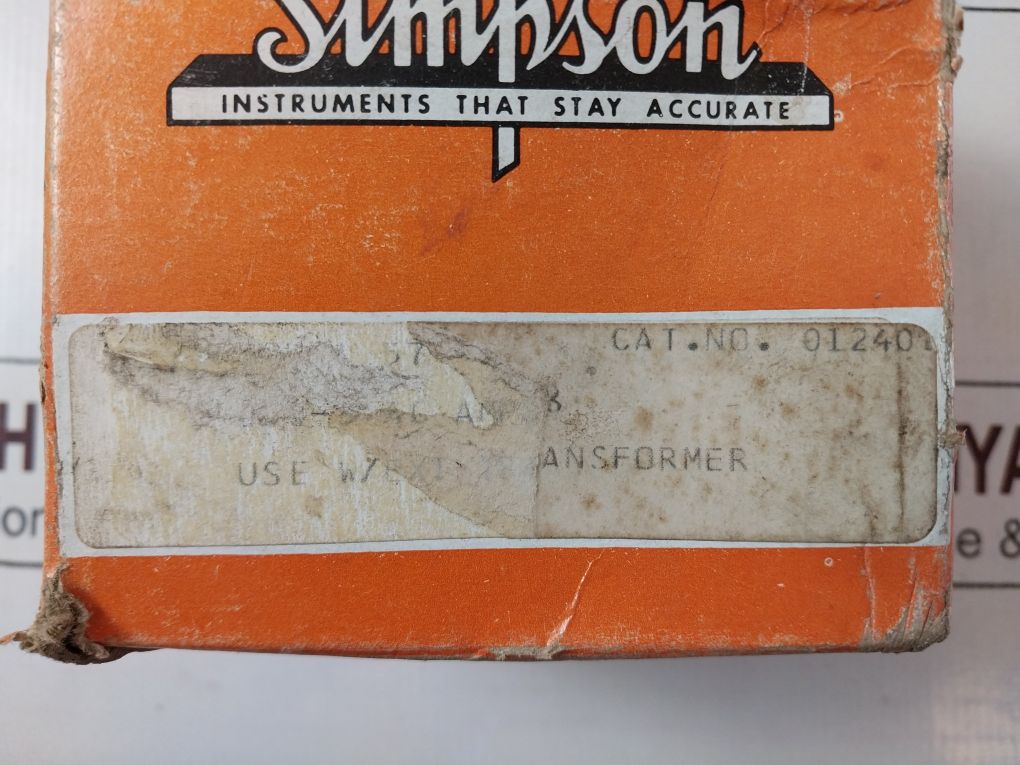 Simpson Electric Model 57 Panel Meter 012400-150 Amperes