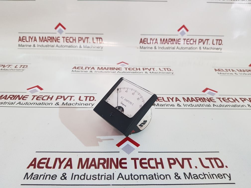 Simpson Es=5A Amperes Panel Meter