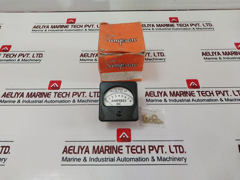 Simpson M-10485-5 Panel Meter 27A
