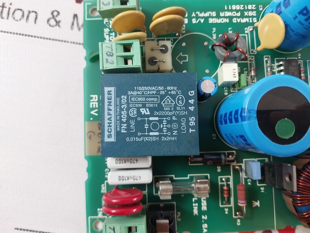 Simrad 20126611 D9X Power Supply Pcb Rev.G