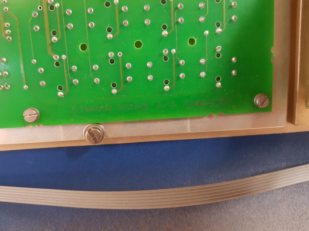 Simrad 37960259 B Panel System Vc Basic Ver: 96.11.15