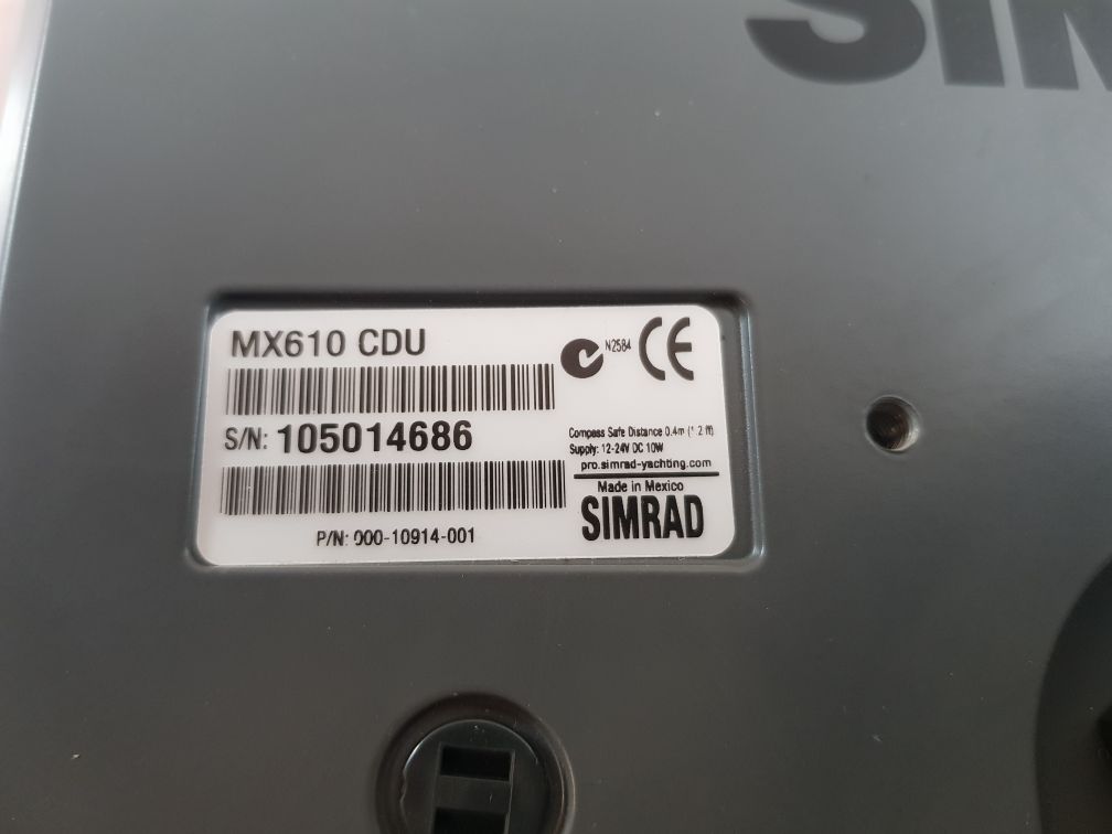 Simrad mx610 navigation system set
