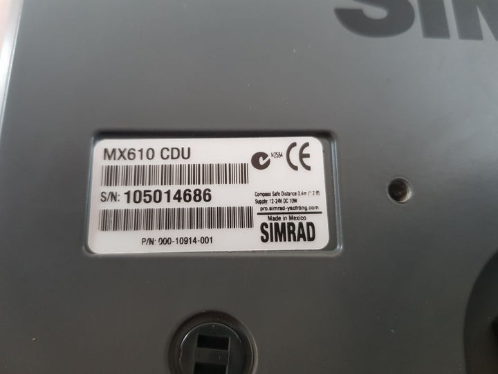 Simrad mx610 navigation system set