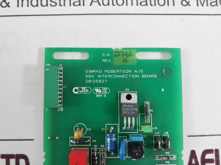 Simrad Robertson 20125027 D9X Interconnection Board