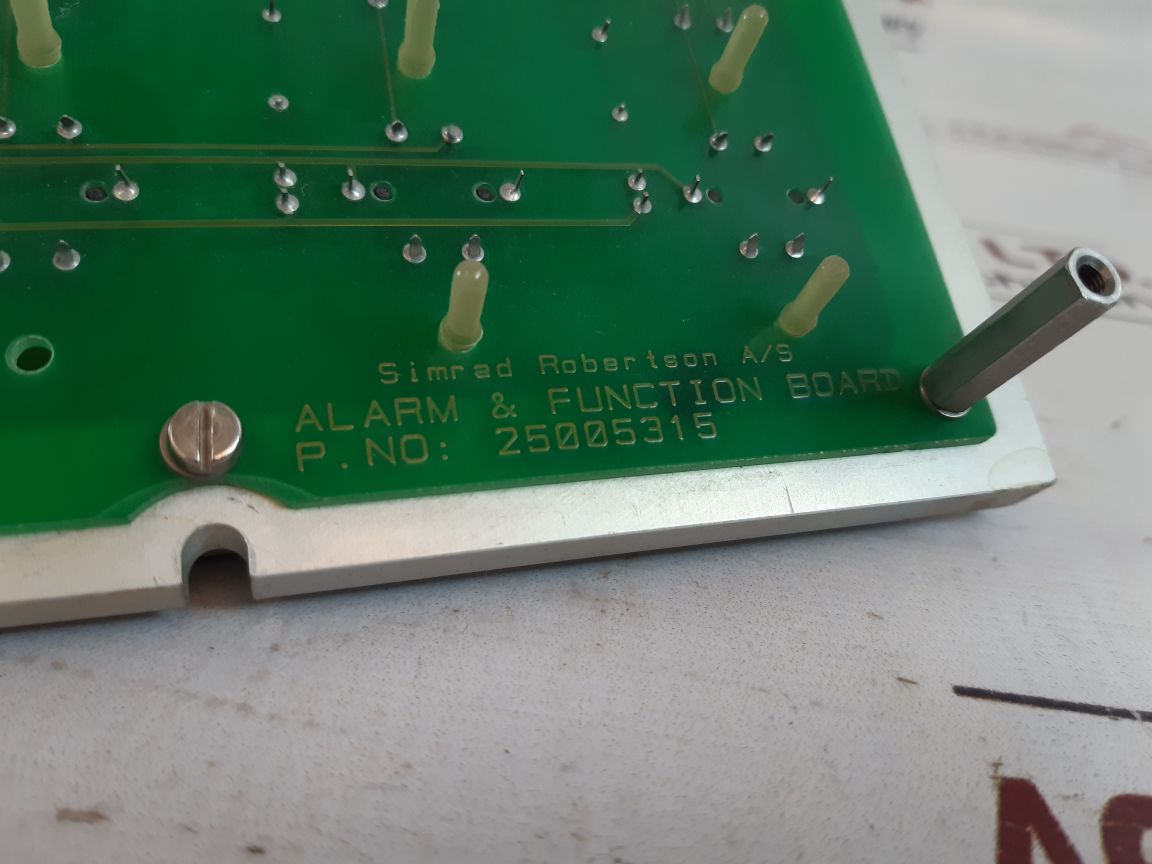 Simrad Robertson 25005315 Alarm & Function Board 94V-0