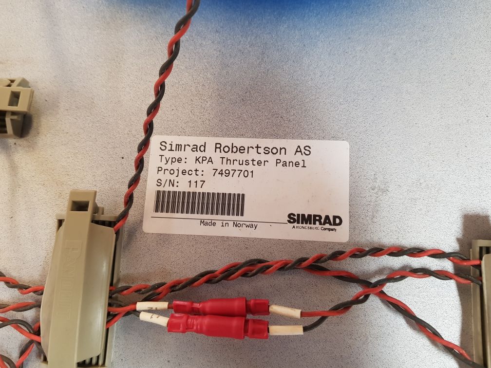 Simrad Kpa Thruster Panel 25005398